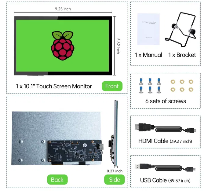 Vỏ (Gehäuse) cho màn hình 10.1 inch - Image 1