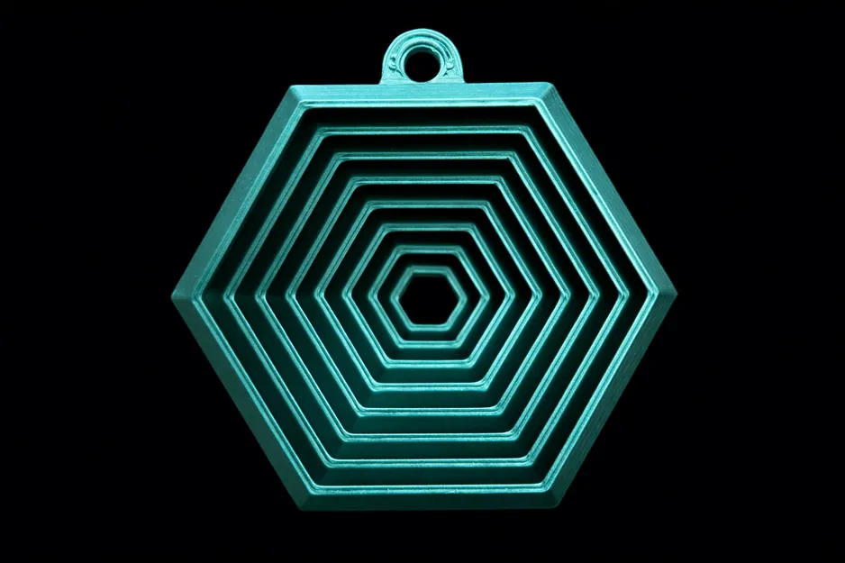 Đồ Chơi Lục Giác Fidget Quay Tay 3D Dễ In - Image 1