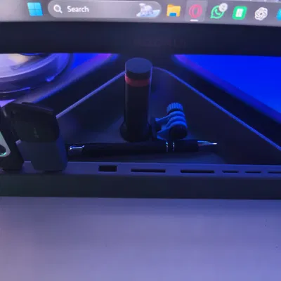 V - Khay lưu trữ dưới màn hình cho chân đế chữ V (USB & SD Holder)