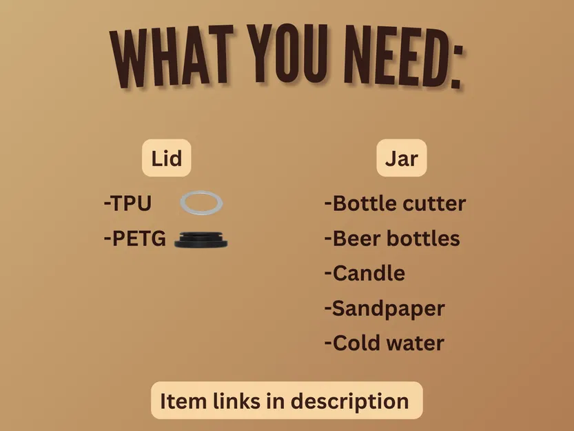 Hũ Beer Bottle Jars (Tái chế từ chai bia) - Image 3