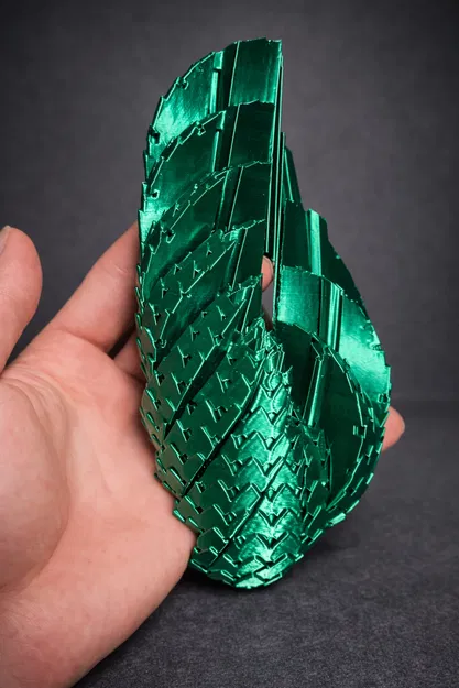 Quả Cầu Fidget Vảy Rồng Mở Rộng – Articulated Scaled Stress Toy - Image 3