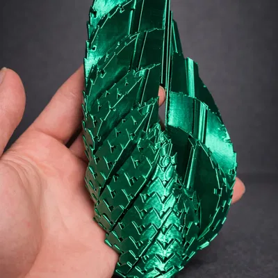 Quả Cầu Fidget Vảy Rồng Mở Rộng – Articulated Scaled Stress Toy