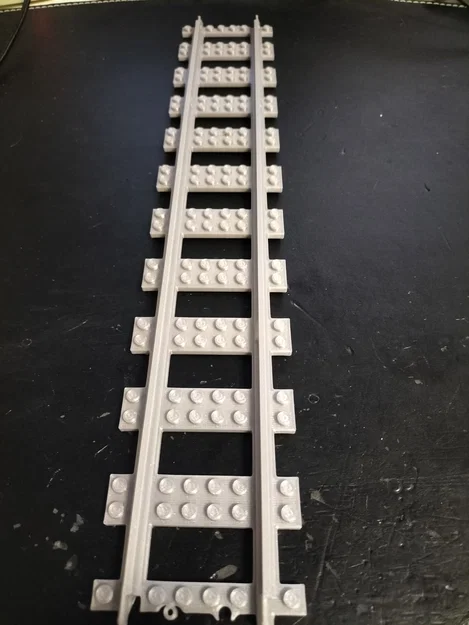 Lego_Track_Straight – Đường ray tàu Lego thẳng XL 35cm - Image 2