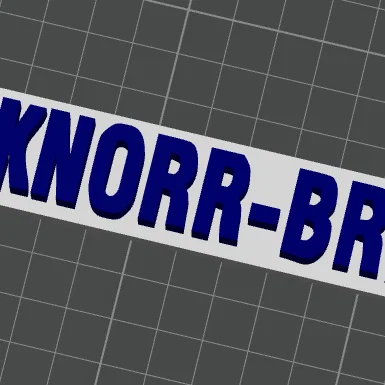 Biểu Tượng Knorr-Bremse 3D Trang Trí Văn Phòng
