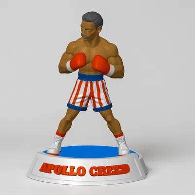 Mô hình tượng Apollo Creed - Huyền thoại quyền Anh