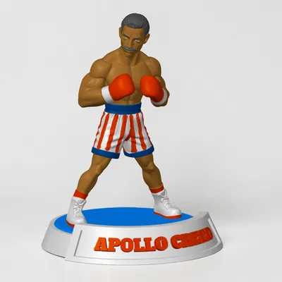 Mô hình tượng Apollo Creed - Huyền thoại quyền Anh