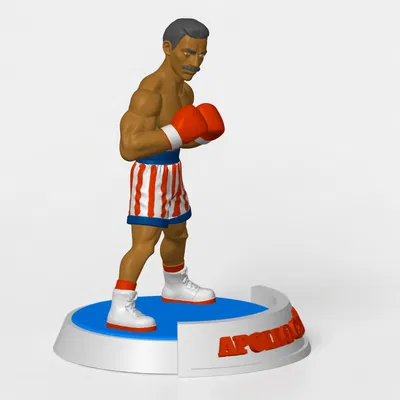 Mô hình tượng Apollo Creed - Huyền thoại quyền Anh