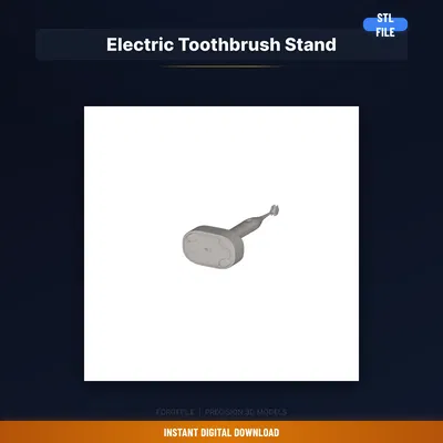 Đế sạc bàn chải điện Oral-B/Sonicare (STL in 3D) - có chỗ để đầu