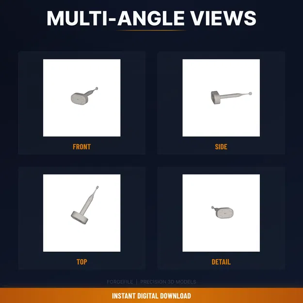 Đế sạc bàn chải điện Oral-B/Sonicare (STL in 3D) - có chỗ để đầu - Image 3