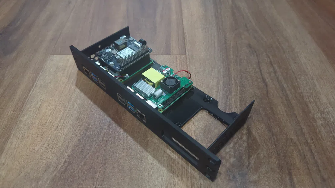 Module 1U gắn 3 RPI cho rack Mini/Half/10" - Image 1