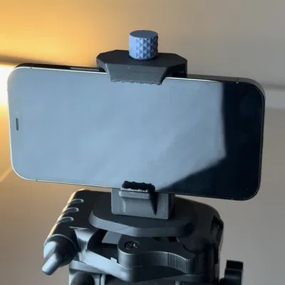 Ngàm kẹp điện thoại gắn tripod (dọc & ngang)