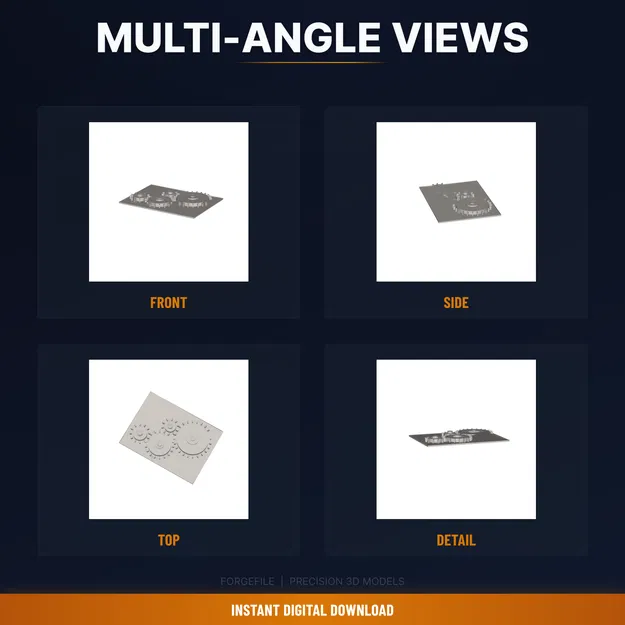 Bộ Demo Truyền Bánh Răng Print in Place 4 Spur Meshing - File STL In 3D - Image 3