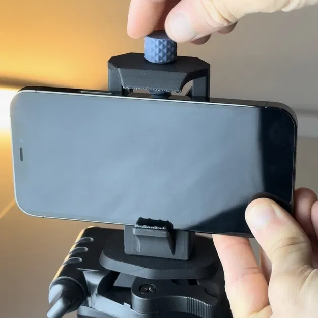 Ngàm kẹp điện thoại gắn tripod (dọc & ngang) - Image 19