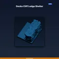 Gecko Cliff Ledge Shelter - File STL 3D in được - Thumbnail 1
