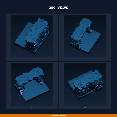 Gecko Cliff Ledge Shelter - File STL 3D in được