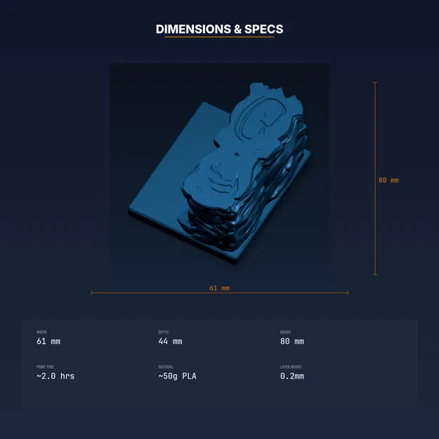 Gecko Cliff Ledge Shelter - File STL 3D in được - Image 4