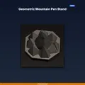 Kệ cắm bút Núi Hình Học (Geometric Mountain) - File STL in 3D - Thumbnail 1