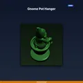 Gnome Pot Hanger - File STL in 3D - Thumbnail 1