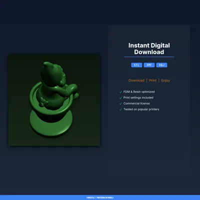 Gnome Pot Hanger - File STL in 3D