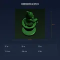Gnome Pot Hanger - File STL in 3D - Thumbnail 4
