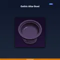 Gothic Altar Bowl - File STL 3D Có Thể In - Thumbnail 1