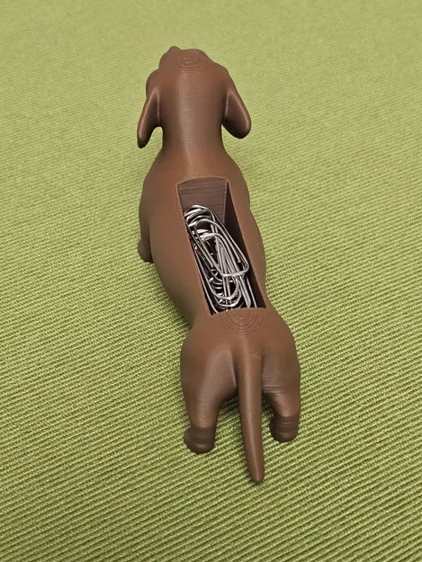 The Clip-a-Dox – Hộp đựng kẹp giấy hình chó Dachshund - Image 5