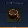 Chậu Sen Đá Đầu Lâu Gothic Cỡ Lớn - File STL In 3D - Thumbnail 1