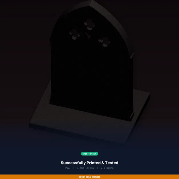 Khung Gương Vòm Gothic - File STL In 3D - Image 8