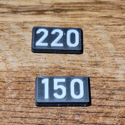 Kệ/khay nam châm sắp xếp nhám đĩa máy chà orbital 125mm