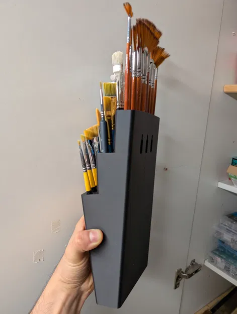 Kệ Treo Tường Giữ 27 Cọ Vẽ - Sắp Xếp Gọn Gàng - Image 3