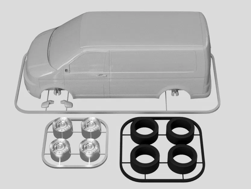 VW T5 Transporter / Multivan Bus Kit Card – Bộ kit card lắp ráp - Image 4