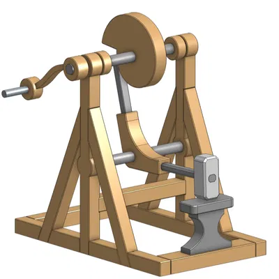 Búa Cam của Leonardo DaVinci (Leonardo DaVinci's Cam Hammer)