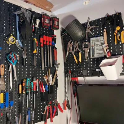 Phụ kiện đa năng cho bảng treo đồ Parkside - Sắp xếp dụng cụ gọn gàng