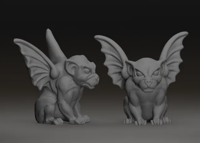 Tượng Quái Vật Gargoyle 3D - Trang Trí Độc Đáo - Image 1