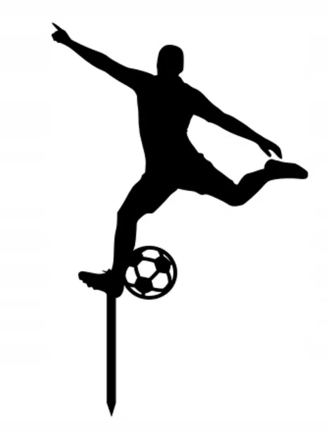 Chân Đế Trang Trí Bánh Hình Cầu Thủ Đá Bóng - Image 2