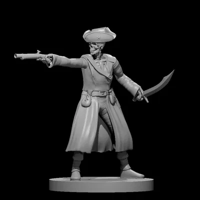 Thuyền Trưởng Hải Tặc Xương (Skeleton Pirate Captain)