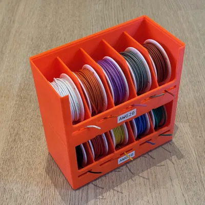 Kệ Đựng Cuộn Dây Điện Gridfinity - Sắp Xếp Gọn Gàng, Dễ Dùng