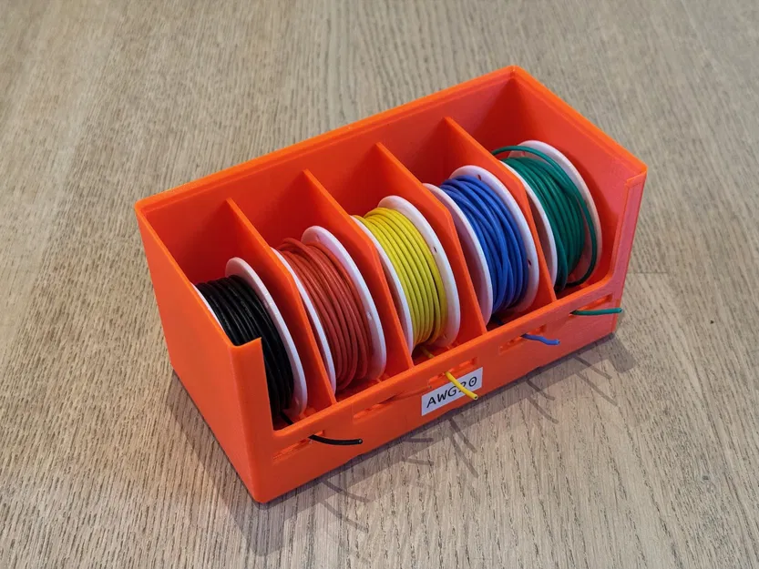 Kệ Đựng Cuộn Dây Điện Gridfinity - Sắp Xếp Gọn Gàng, Dễ Dùng - Image 2