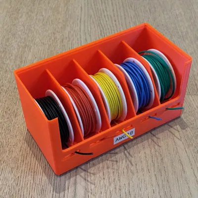 Kệ Đựng Cuộn Dây Điện Gridfinity - Sắp Xếp Gọn Gàng, Dễ Dùng