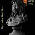 Tượng Bust Đầu Lâu Flutterby (Pre Supported) - Thumbnail 1