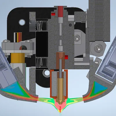 Quạt Tản Nhiệt NF-sunrise Dual 5015 Cho Máy In 3D