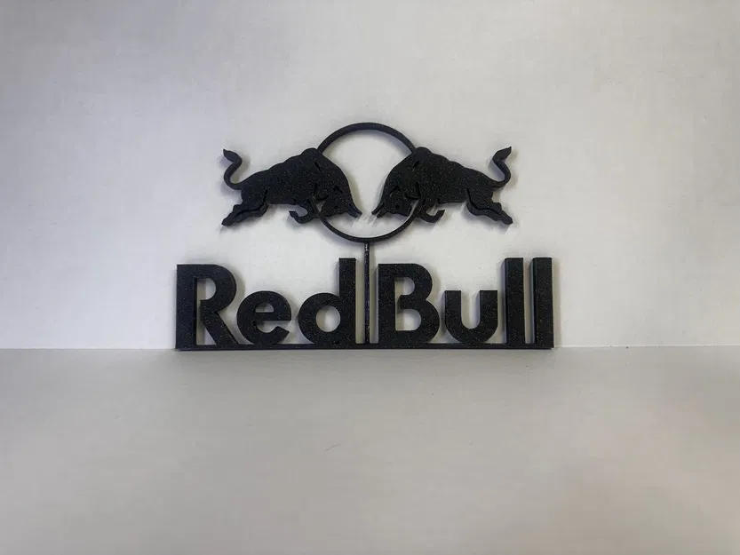 Logo Red Bull 3D - Trang Trí Độc Đáo, Quà Tặng Ý Nghĩa - Image 1