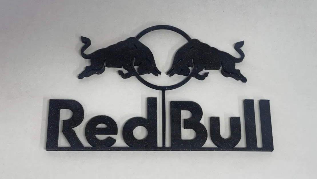 Logo Red Bull 3D - Trang Trí Độc Đáo, Quà Tặng Ý Nghĩa - Image 2