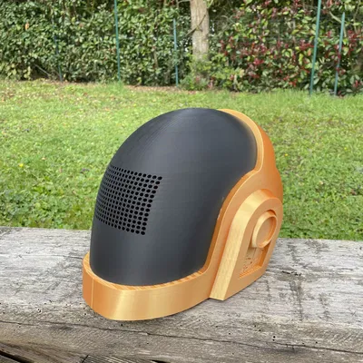 Mũ Bảo Hiểm Daft Punk Guy 3D