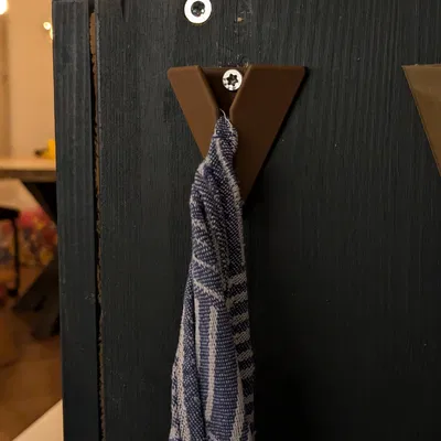 Móc Treo Khăn V2 Vặn Vít Chắc Chắn - In 3D Tiện Lợi