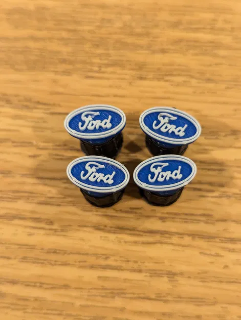 Nắp Van Lốp Xe Ford In 3D Độc Đáo - Image 1