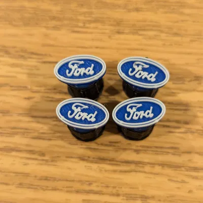 Nắp Van Lốp Xe Ford In 3D Độc Đáo