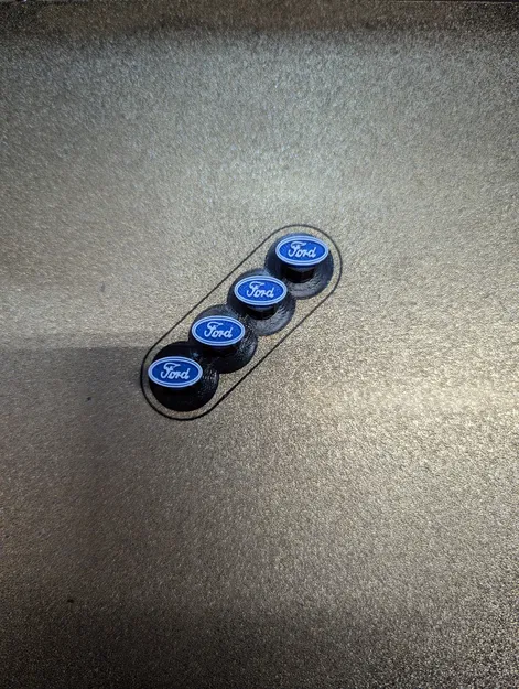 Nắp Van Lốp Xe Ford In 3D Độc Đáo - Image 2