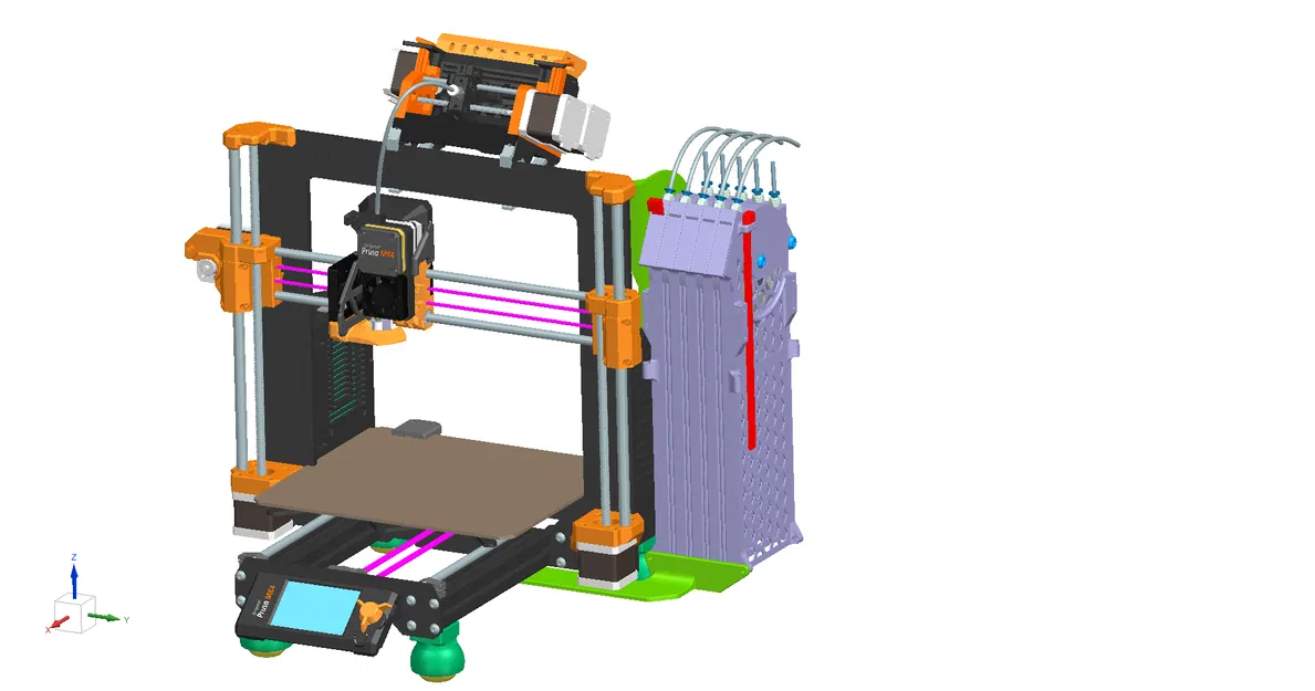 Bộ Đệm Tốc Hành EZ Load Nhỏ Gọn Cho Prusa MMU3 - Image 12