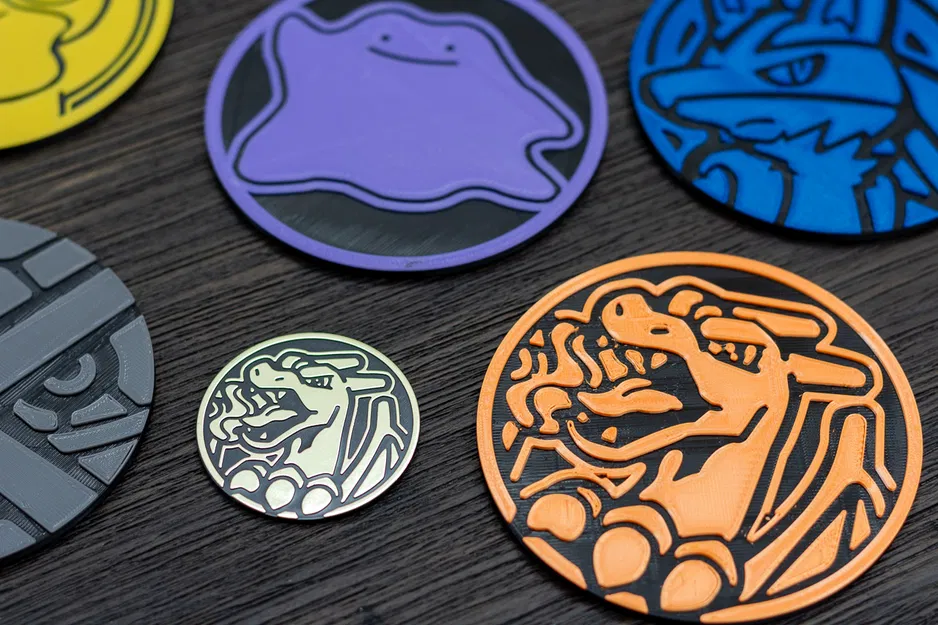 Pokemon Coasters Vol. 1 - Charizard, Lucario, Psyduck, Ditto, Metagross - Image 1